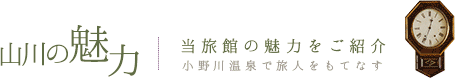 山川の魅力
